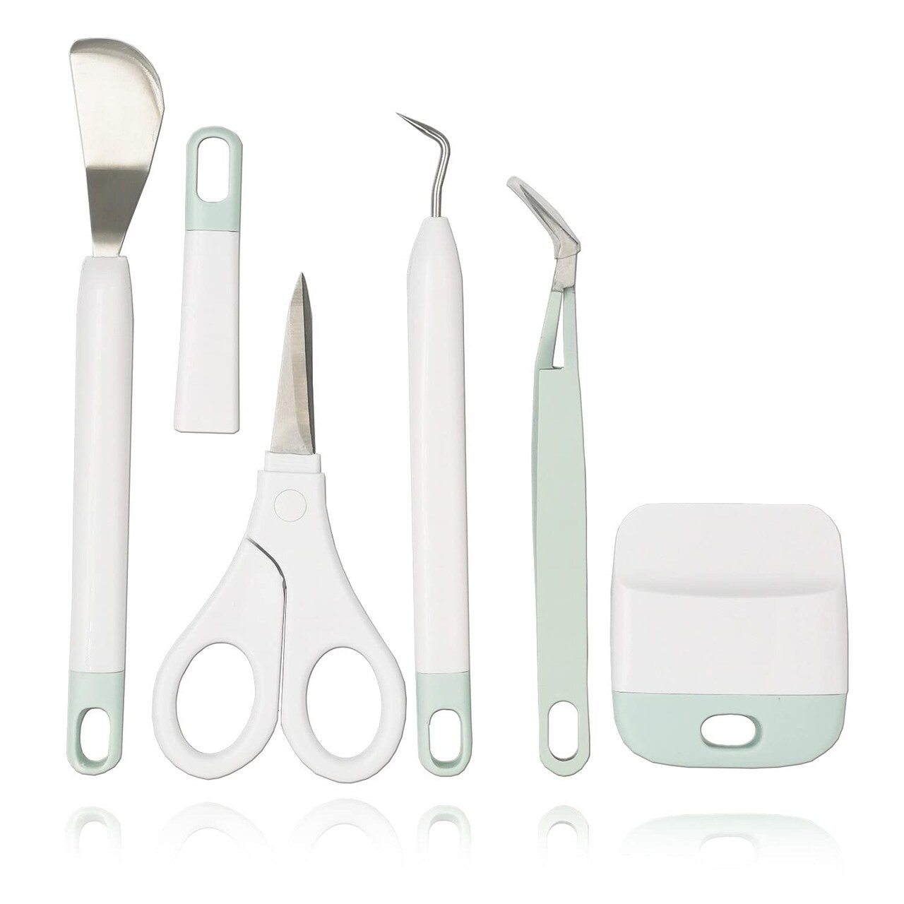 6 Pieces Craft Vinyl Weeding Tools Set,Precision Craft Vinyl Tools Kit,Weeding Kits for Cricut/Silhouette/Oracal 631 651 751 Vinyl …